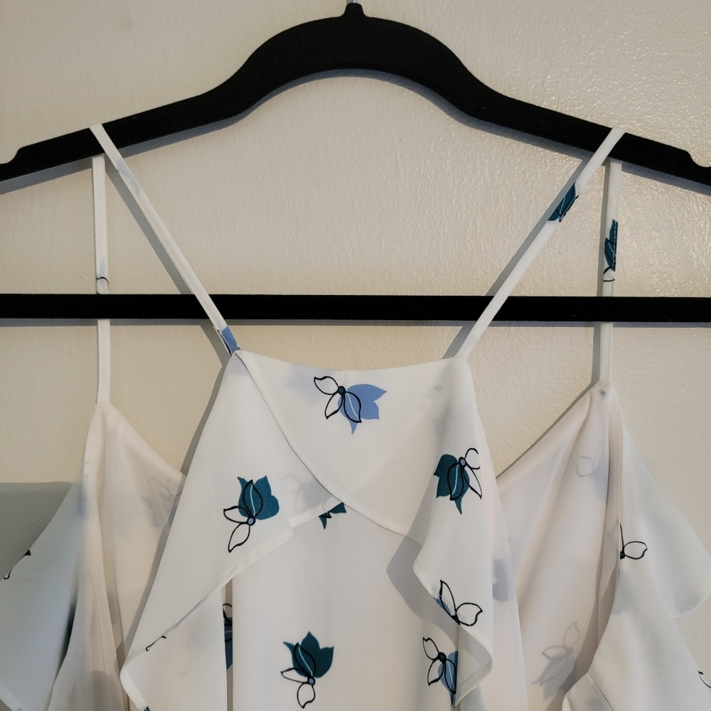 Ann Taylor Loft Flowy Floral Chiffon Camisole - Picture 8 of 9